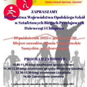 Komunikat organizacyjny – SBP Namysłów 10.10.2025 Komunikat organizacyjny – SBP Namysłów 10.10.2025